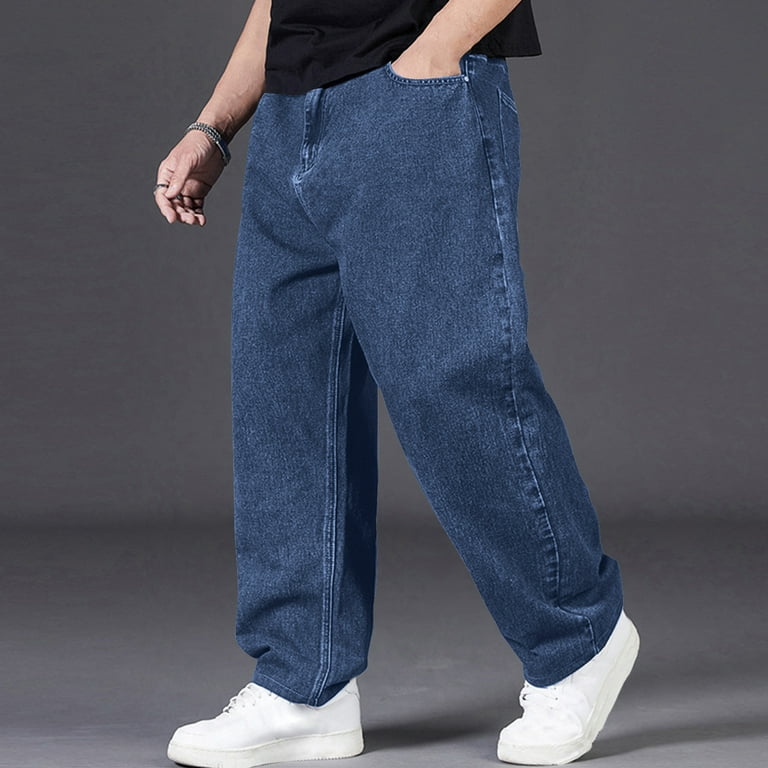 Awdenio Pants for Men Loose Fit Baggy Jeans Casual