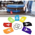 thumbnail image 5 of 7 Pack Silicone Luggage Tag Baggage Handbag Travel Suitcase Tags with Name ID Card Perfect to Quickly Spot Luggage Suitcase (Orange）, 5 of 7