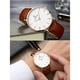 thumbnail image 3 of Reloj de cuarzo para hombre, relojes para hombre, reloj fino de moda para hombre, correa de cuero fina, reloj de cuarzo de acero inoxidable A, 3 of 3