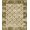 Green Brown Ivory, Pattern 18, variant on ODIKA Boho Distressed Vintage Scrollwork Border Decorative Tone Retro for Playroom, Bedroom, Reading Nook, Pet Friendly & Kids Safe Play