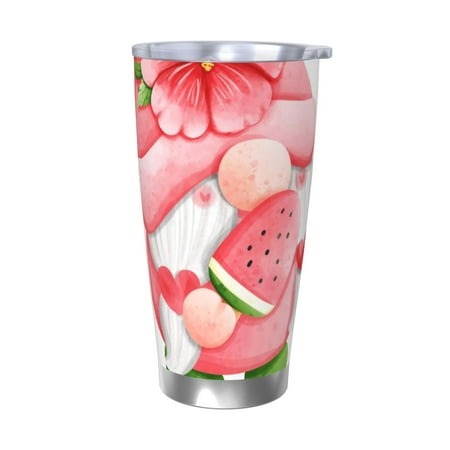 

Coaee Watercolor Tropical Gnomes for 20oz Insulated Kettle Water Bottle For Running Hiking Cycling Climbing Men S Woman Insulated Water Bottle-Without Straw