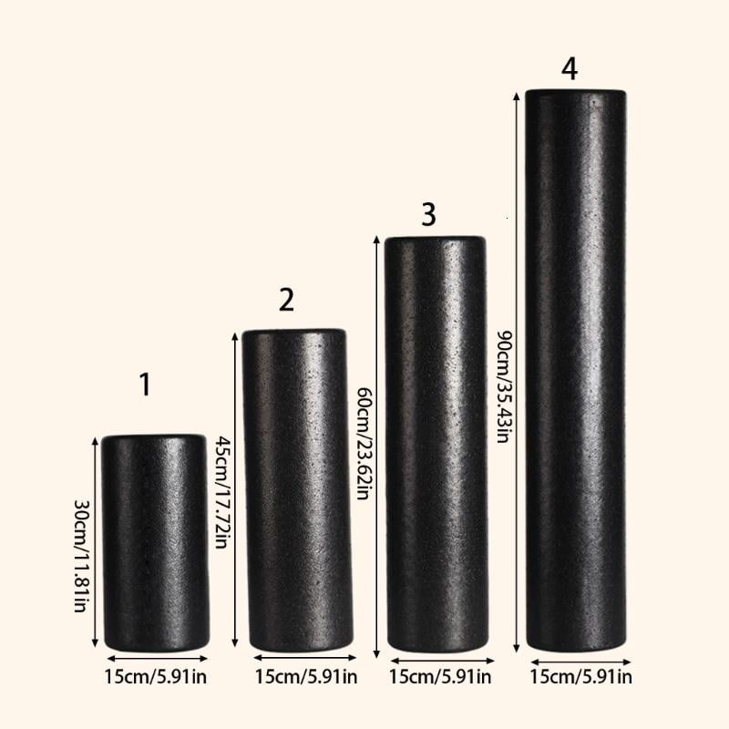 CEORPER Practical Foam Massage Rollers with Textured Surfaces Yoga Props EPP Texture