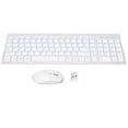 thumbnail image 1 of Keyboard Mouse Combo 2.4Ghz Wireless Scissor Stylish Compact Wireless Keyboard Mouse Combo 102 Keys, 1 of 14