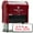 Red, variant on All Quality From: Santa (signature style) | Christmas Gift Stamp | Festive Season (Red Ink) - Q-200
