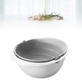 thumbnail image 5 of COCHLOUS 2-in-1 Kitchen Colander Bowl & Strainer for Sink - Grey, 5 of 8