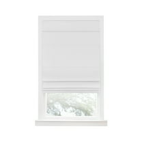 Achim Cordless Blackout Polyester Roman Window Shades, White, 35" x 64.00"