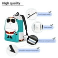 thumbnail image 3 of Easygdp Cute Santa Claus Mochila de Lona Resistente para Laptop, Compatible con Laptops de 15 a 17 pulgadas, Ideal para Escuela, Trabajo y Viajes-Small, 3 of 5