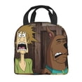 thumbnail image 3 of Lsque Scooby-Doo Print Insulated Lunch Bag with Thick Aluminum Foil Lunch Tote Bag with Front Pocket for Men and Women, Ideal for Work, School, Picnics, and Travel, 3 of 8