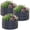 Deep Grey, variant on Land Guard 3 Pcs 2x2X2FT Round Galvanized Raised Garden Bed Kit, Silver Outdoor Planter Garden Bed, Metal Raised Box for Vegetables, Fruits, Flowers & Herbs