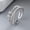 #4, variant on Womens Anxiety Rings 925 Silver Fidget Ring Spinner Stress Relief Band Gift-#2-Adjustable