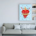 thumbnail image 3 of Trademark Fine Art 'Frida's Heart II' Canvas Art by Farida Zaman, 3 of 3