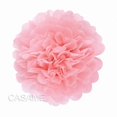 thumbnail image 1 of 5 pompones de papel de seda, guirnalda de flores, decoración de boda, bricolaje, bolas de flores de papel, decoración para fiesta de cumpleaños, baby shower, rosa claro, 15 cm, 1 of 4