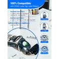 thumbnail image 7 of 91330 Replace for Dymo Letratag Refills White Paper 12mm x 4m Compatible with Dymo Label Maker Refills 1/2" x 13' Black on White Tape 10697 for LetraTag LT-200B LT-100T LT-100H Plus QX50 XM XR, 7 of 7