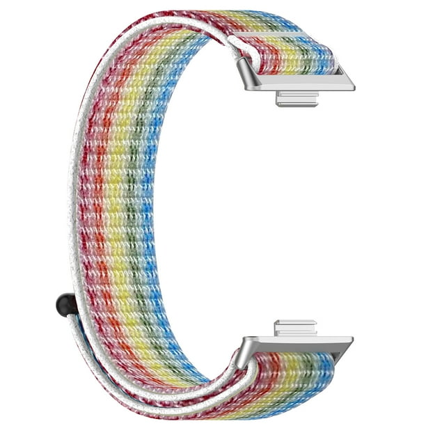 Pulsera deportiva ajustable con correa tejida de nailon para reloj inteligente Huawei Watch Fit 3