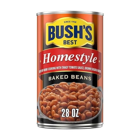 Pack of 1 Bush's Best Homestyle Baked Beans, 28 Oz