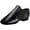 Black, variant on (Tent Leather Upper Jazz Shoe Slip-on for Women and Men's Dance Shoes