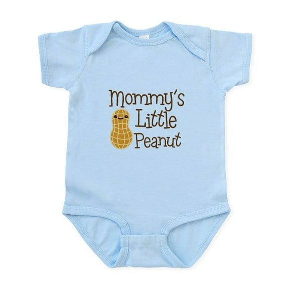 CafePress - Mommy's Little Peanut Body Suit - Baby Light Bodysuit, Size Newborn - 24 Months