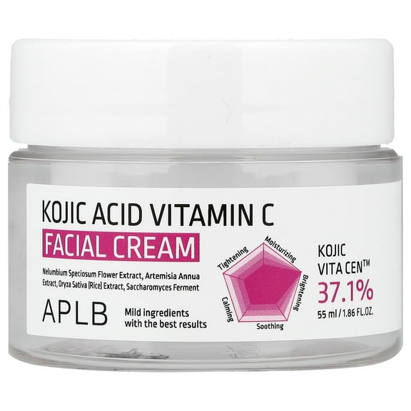 APLB Kojic Acid Vitamin C Facial Cream , 1.86 fl oz (55 ml)