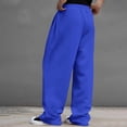 thumbnail image 4 of Resicozy Baggy Sweatpants Men Wide Leg Drawstring Waist Straight Sweat Pant 2026 Casual Workout Gym Athletic Trousers with Pockets Blue M, 4 of 4