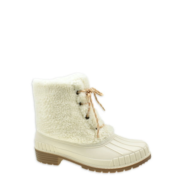 Time and Tru Womens Sherpa Duck Boot