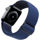 thumbnail image 1 of Correa elástica compatible con Apple Watch de 45 mm, 44 mm y 42 mm, cómoda y ajustable, para iWatch Series 7, 6, 5, 4, SE, 3, 2 y 1, para mujer y hombre, color negro., 1 of 5