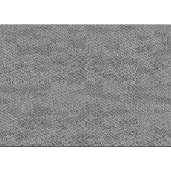 Ahgly Company Indoor Rectangle Patterned Dark Gray Area Rugs, 6' x 9'