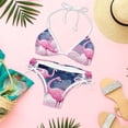 thumbnail image 6 of Starry Sky Flamingo Detachable Sponge Adjustable Strap Bikini Set Two-Pack for Swimwear and Beachwear, 6 of 6