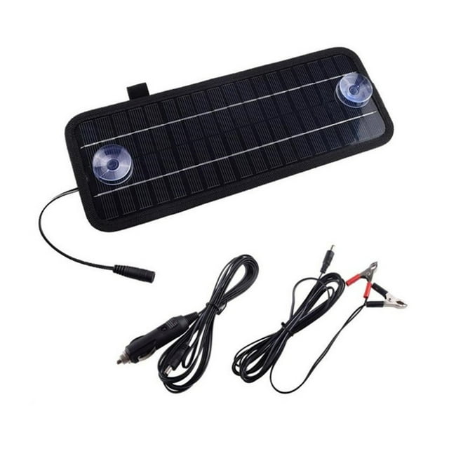 Cargador solar de batería para coche de 4,5 W de alta conversión con clip
