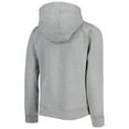 thumbnail image 3 of Youth Heather Gray New York Yankees Wordmark Full-Zip Fleece Hoodie, 3 of 4