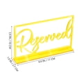 thumbnail image 2 of 6pcs Acrylic Reserved Signs Wedding Table Seat Sign Acrylic Reserved Table Signs, 2 of 6