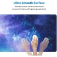 thumbnail image 5 of Galaxy XL Desk Mouse Pad, Nebula Galaxies in Space Extended Large Gaming Mousepad Desktop, Big Long Desk Mat Makeup for Laptop, Keyboard, Computer for Decor Women Office (Blue Purple, XL 31.5*11.8 In), 5 of 6
