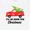 thumbnail image 4 of Inktastic I'll Be Home for Christmas Truck with Tree Boys or Girls Baby Bodysuit, 4 of 5