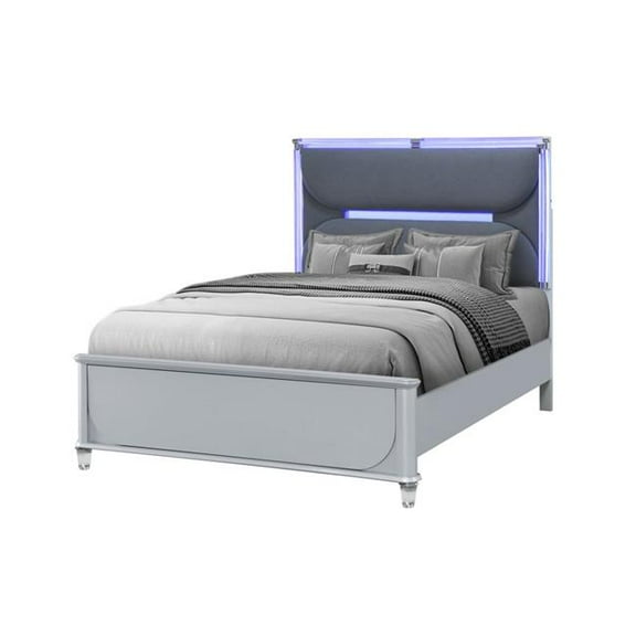 LANDO SILVER QUEEN BED