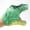 Green, variant on Realistic Dinosaur Finger Puppets Soft Animal Hand Doll Figure Novelty Toy for Kids Pretend Play