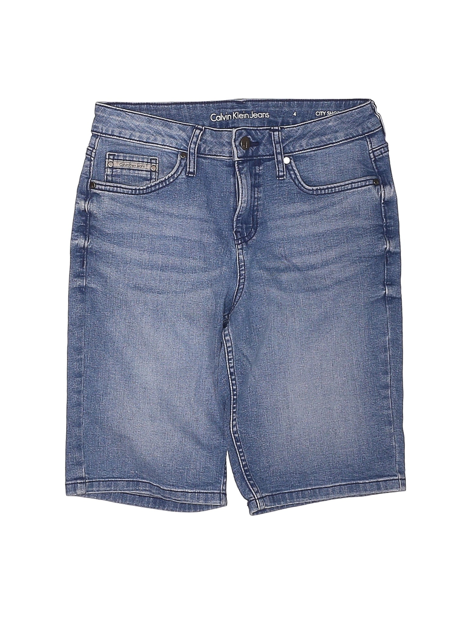 calvin klein jean shorts womens
