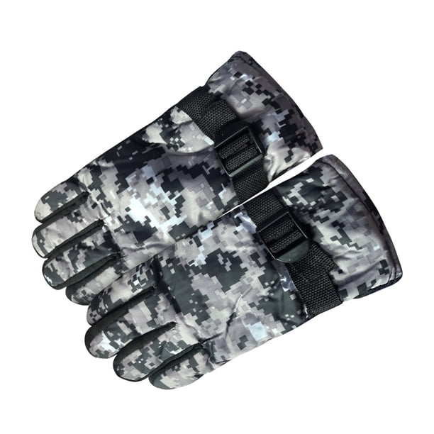 Guantes de invierno para niños, cálidos, resistentes al viento y al frío, para deportes al aire libre, para niños y niñas, guantes de nieve, guantes de esquí, mitones de invierno, guantes térmicos