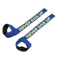 thumbnail image 2 of Gym Workout Strap, Lifting Straps Thickened Sponge Inner Strong Protection 1 Pair Reduce Pressure  For Strength Training Blue,Black,Red, 2 of 8