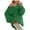 Green, variant on Women's Fall Winter V-Neck Sweater Lightweight Oversized Casual Sweater Solid Color Knit Pullover Sweater Tops