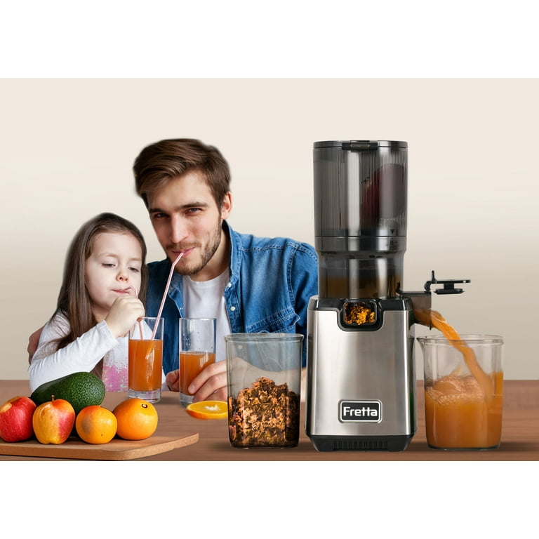Fretta スロージューサー F5000 200W 新品 Fretta ジューサー 10.8cm