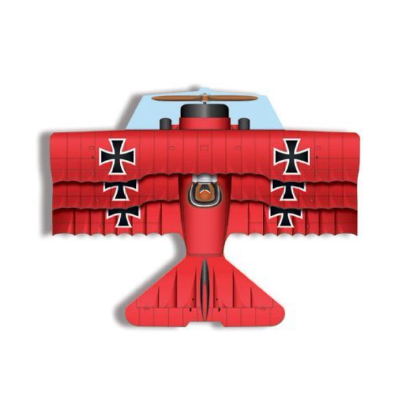 Brainstorm Red Baron Flying Aces 37" Poly Airplane Kite