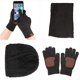 thumbnail image 2 of Juego de 3 gorros de invierno TUNC con bufanda y guantes para pantalla táctil para hombres, 2 of 5