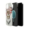 thumbnail image 2 of DistinctInk Tough Case for Apple iPhone 15 PLUS (6.7" Screen), Compatible with MagSafe Charging - Valentine's Day Miniature American Shepherd Puppy, 2 of 6
