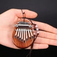 thumbnail image 7 of Mini Kalimba Thumb Piano, Solid Wood 8 Keys Finger Piano, Portable Marimba Musical Thumb Piano with Lanyard, Valentines Gift for Kids Adults Beginners, 7 of 7