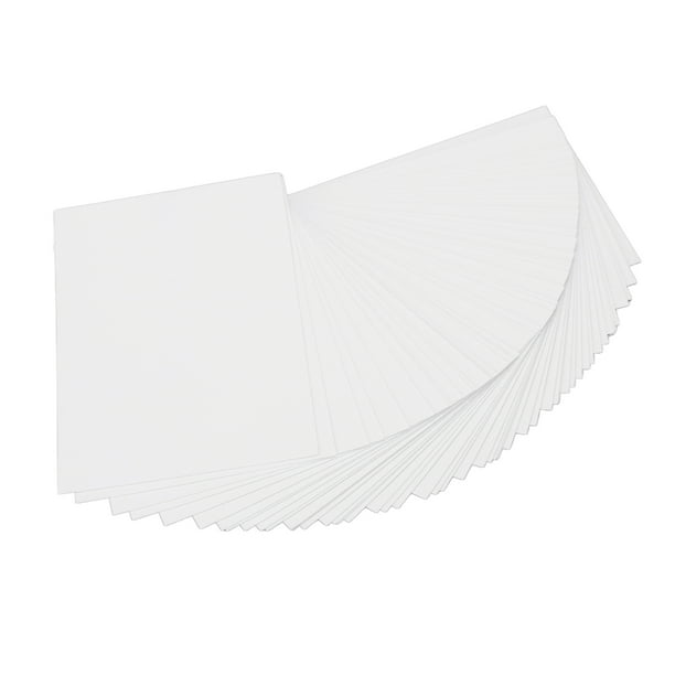 Papier à Papier Cartonné Blanc, Papier De Stock Avec Impression Duplex De  50 Pièces Grande Praticité Grande Durabilité Pour Le Scrapbooking 