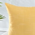 thumbnail image 4 of Lojalitet Funda de Almohada Decorativa de Color sólido, Funda de cojín, Funda de Almohada para sofá Cama, 45 * 45 cm, Amarillo, 4 of 5