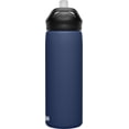 thumbnail image 2 of CamelBak eddy+ Botella de agua con pajita de 20 oz - Acero inoxidable aislado, azul marino, 2 of 5