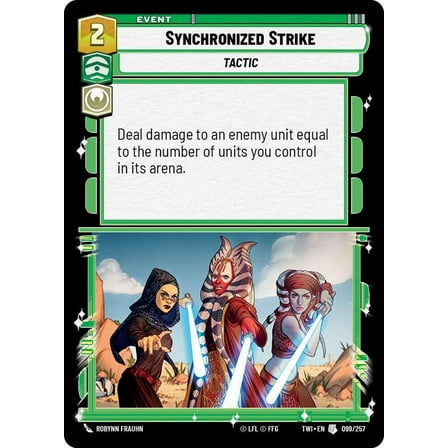 Star Wars: Unlimited Twilight of the Republic Uncommon Synchronized Strike #099