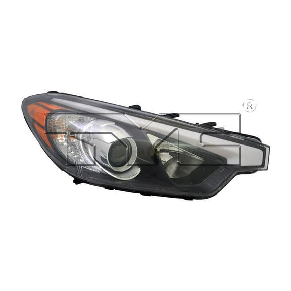 TYC Right Headlight Assembly Compatible with 2014-2016 Kia Forte
