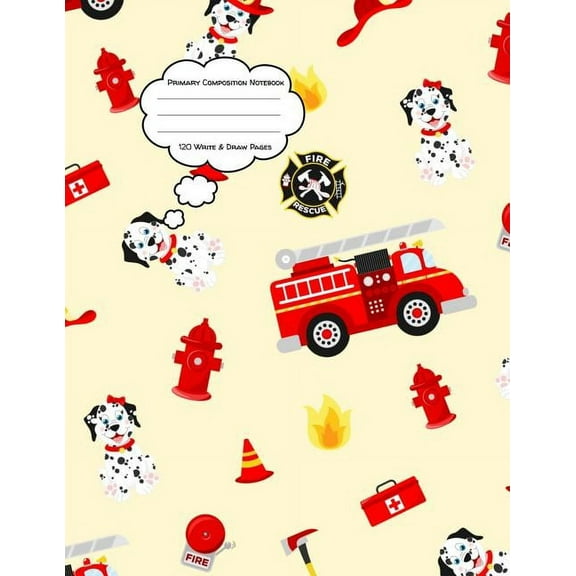 Primary Composition Notebook 120 Write & Draw Pages: for Elementary School Kids (Paperback)
