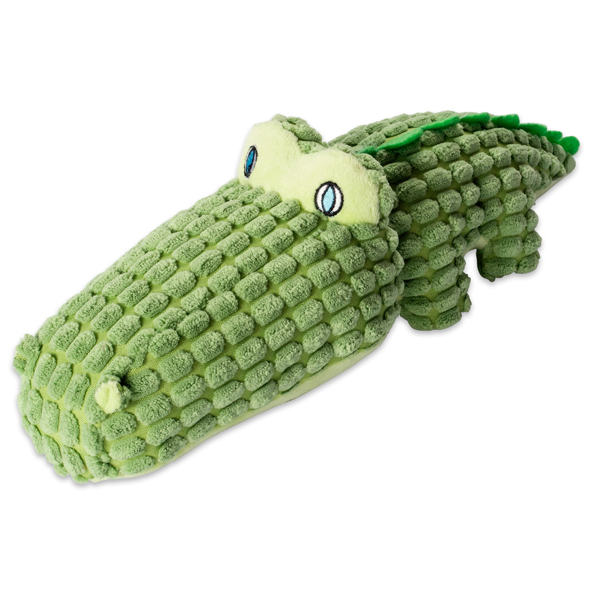 DII Bone Dry Jungle Friends Squeaking Dog Toy, 1 Piece Sam Alligator Plush Pet Toy for Small